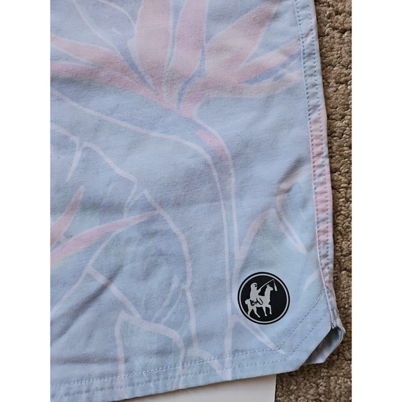 Baja Llama Shipwrecks 18" Inside Out Board Swim Shorts Sz 33 EUC - Picture 3 of 10